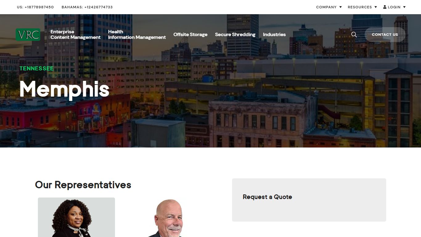 Memphis - VRC Document and Records Management